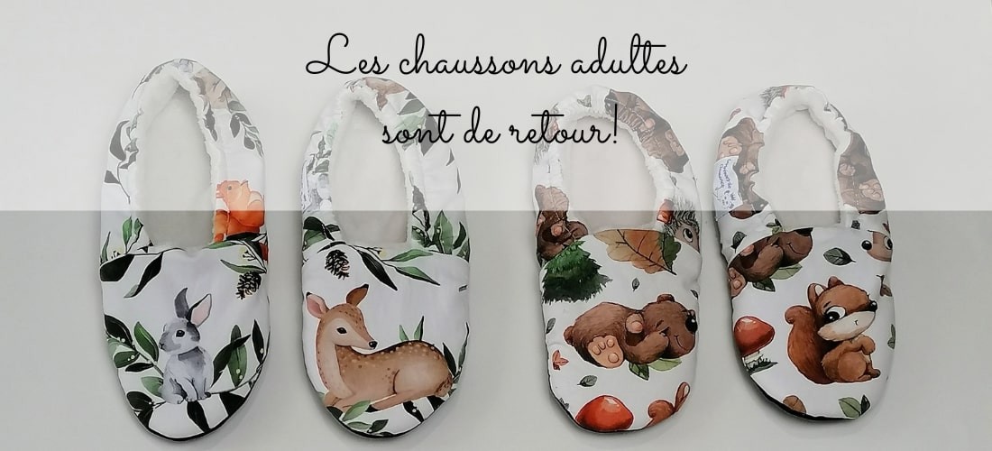 chausson souple adulte